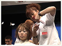 「ヘアショー」や「コンテスト」にも積極的にチャレンジしています