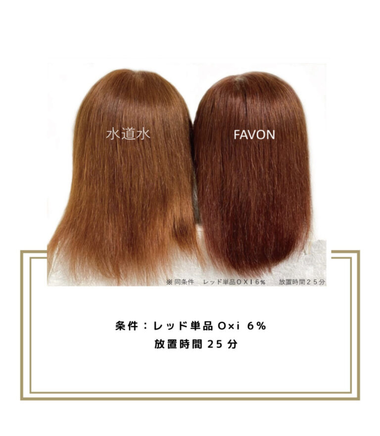 水道水とFAVONの違い